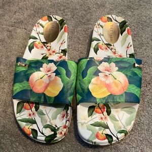 Never worn Ted Baker slides